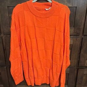 Men's Orange Sweater
